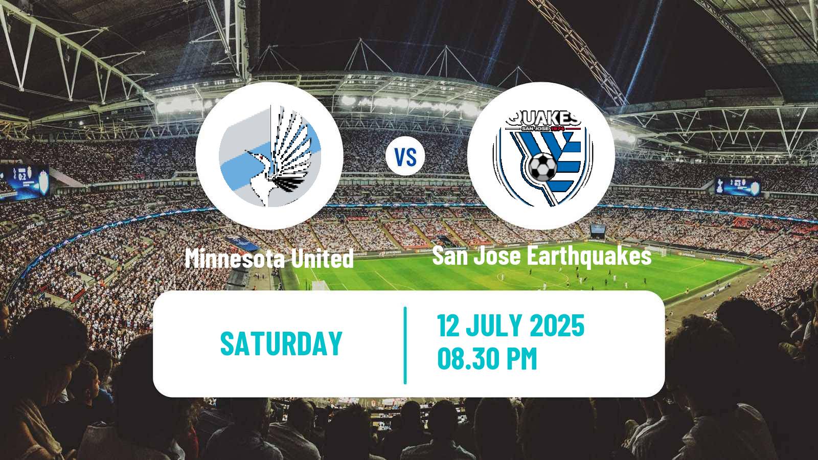 Soccer MLS Minnesota United - San Jose Earthquakes