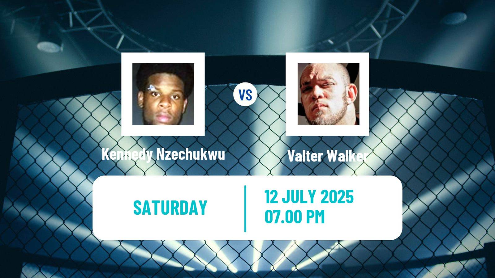 MMA Heavyweight UFC Men Kennedy Nzechukwu - Valter Walker