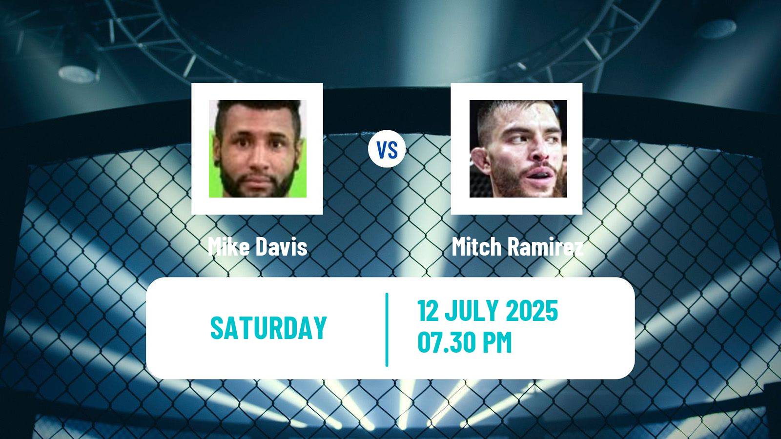 MMA Lightweight UFC Men Mike Davis - Mitch Ramirez