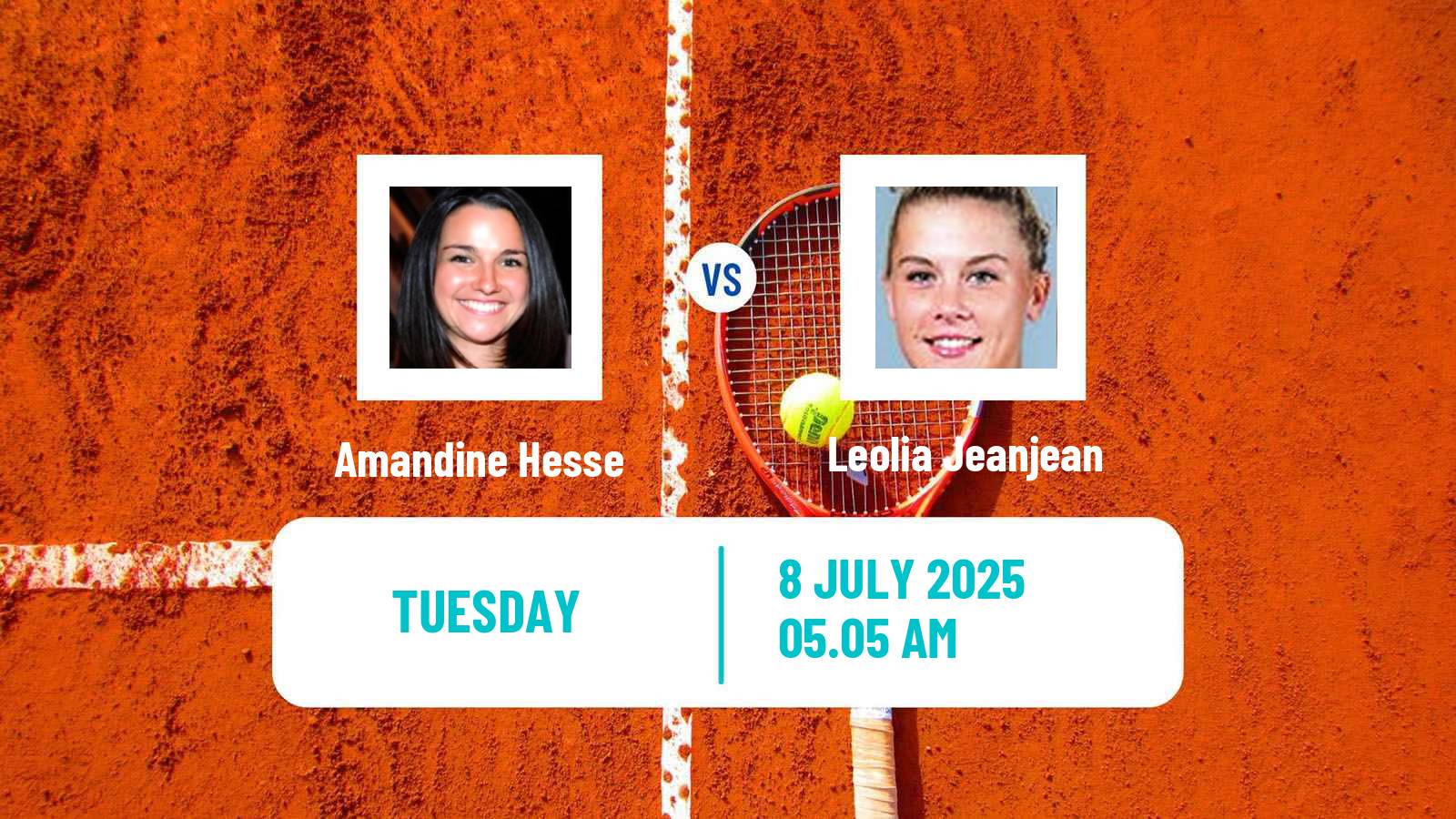Tennis Contrexeville Challenger Women Amandine Hesse - Leolia Jeanjean