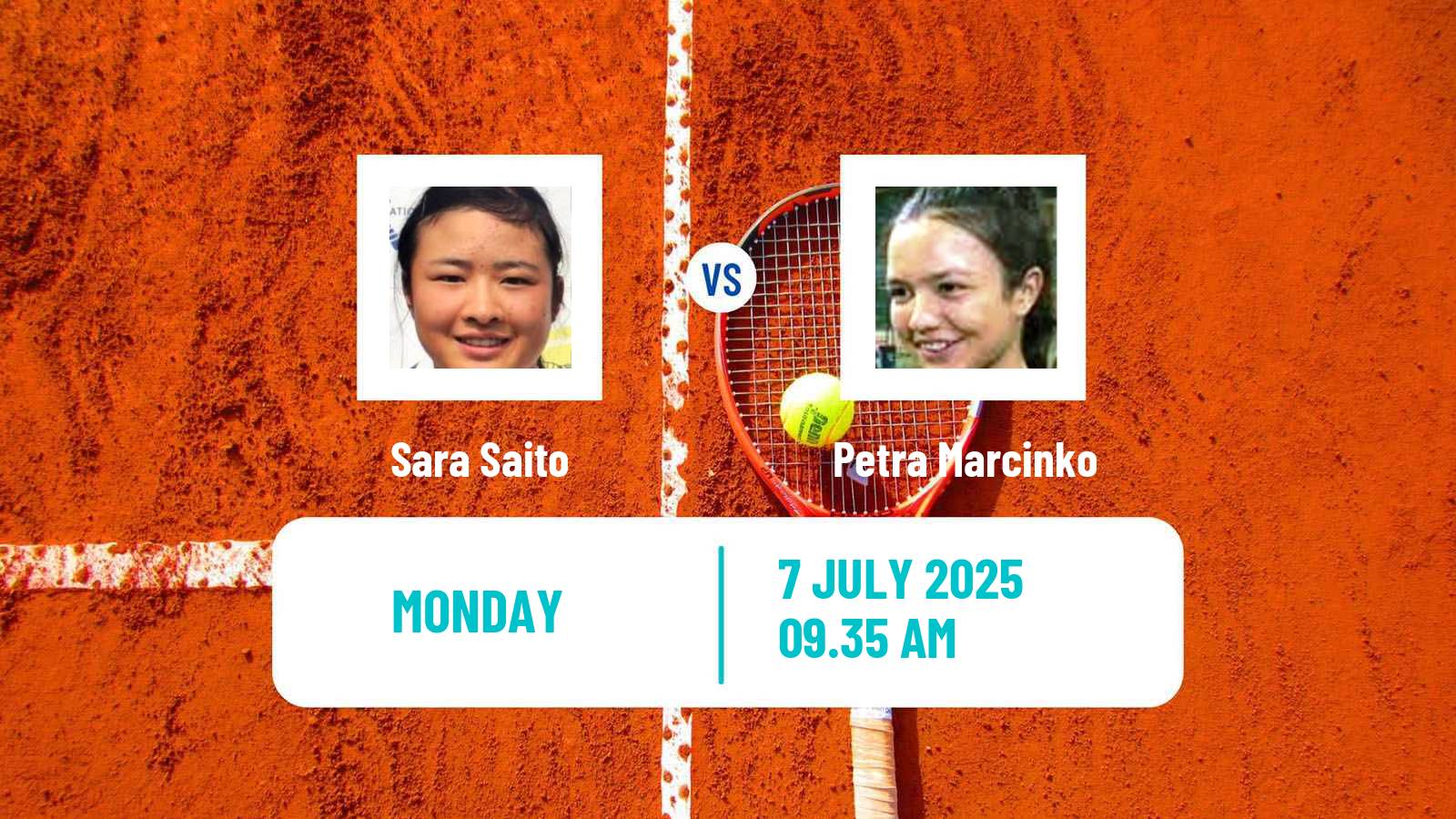 Tennis Contrexeville Challenger Women Sara Saito - Petra Marcinko