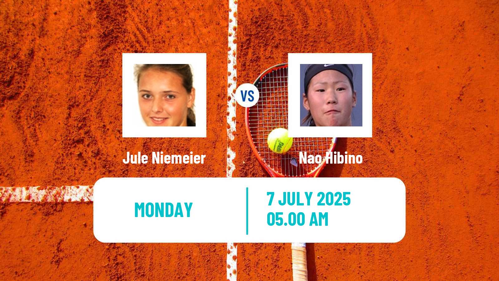 Tennis Bastad Challenger Women Jule Niemeier - Nao Hibino