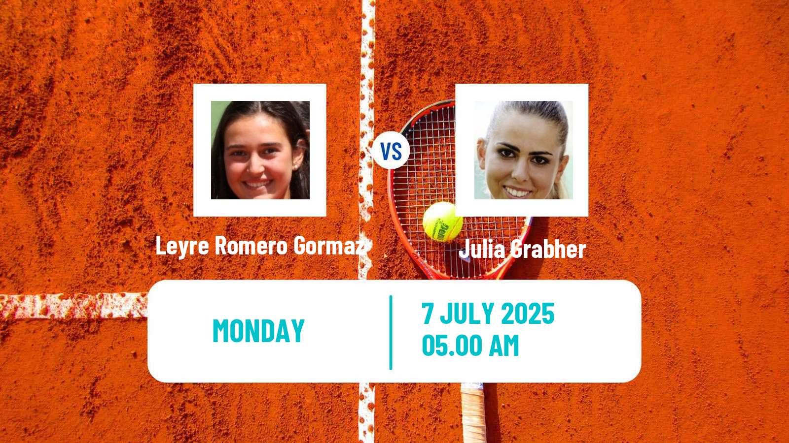 Tennis Bastad Challenger Women Leyre Romero Gormaz - Julia Grabher