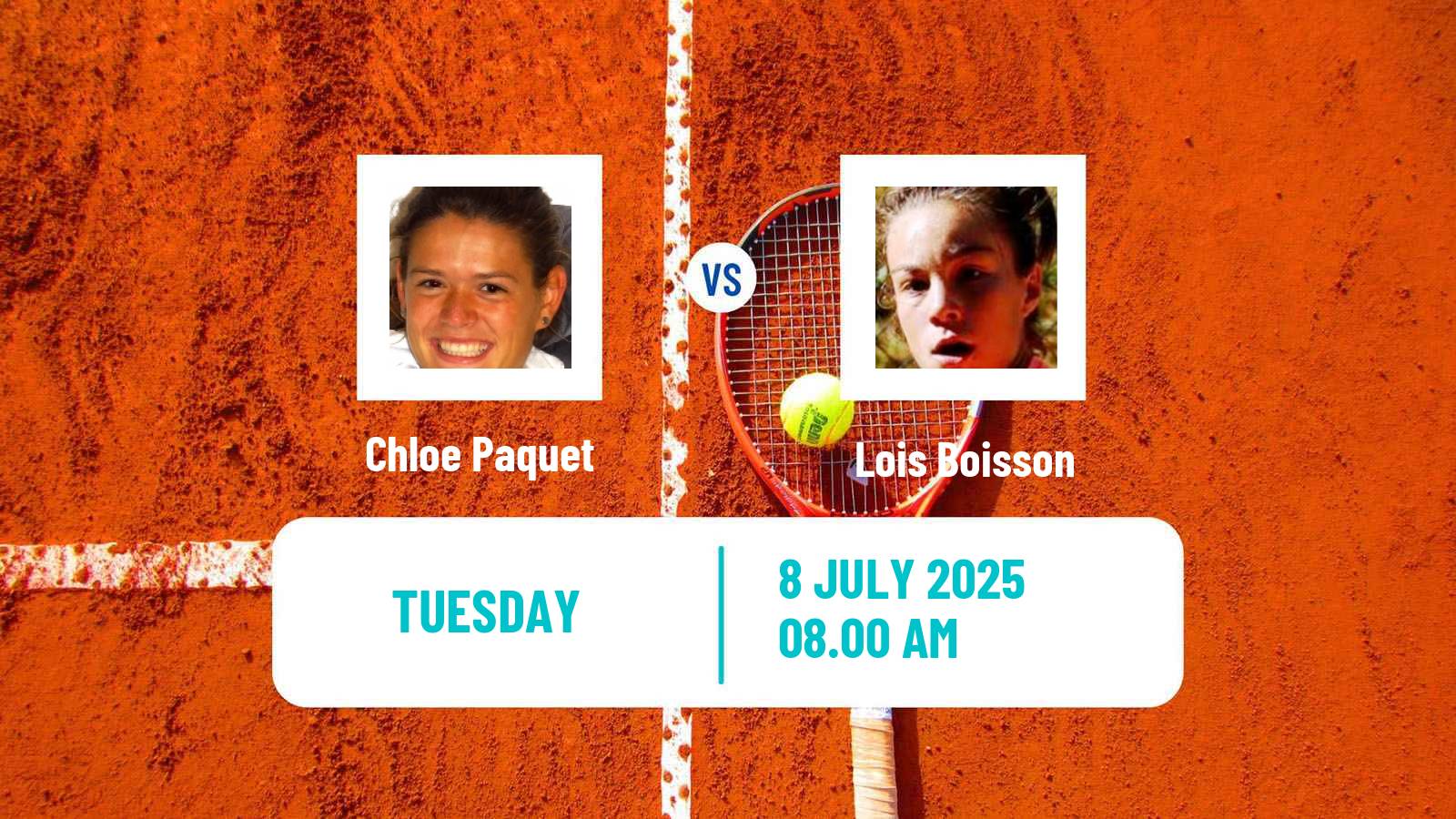 Tennis Bastad Challenger Women Chloe Paquet - Lois Boisson