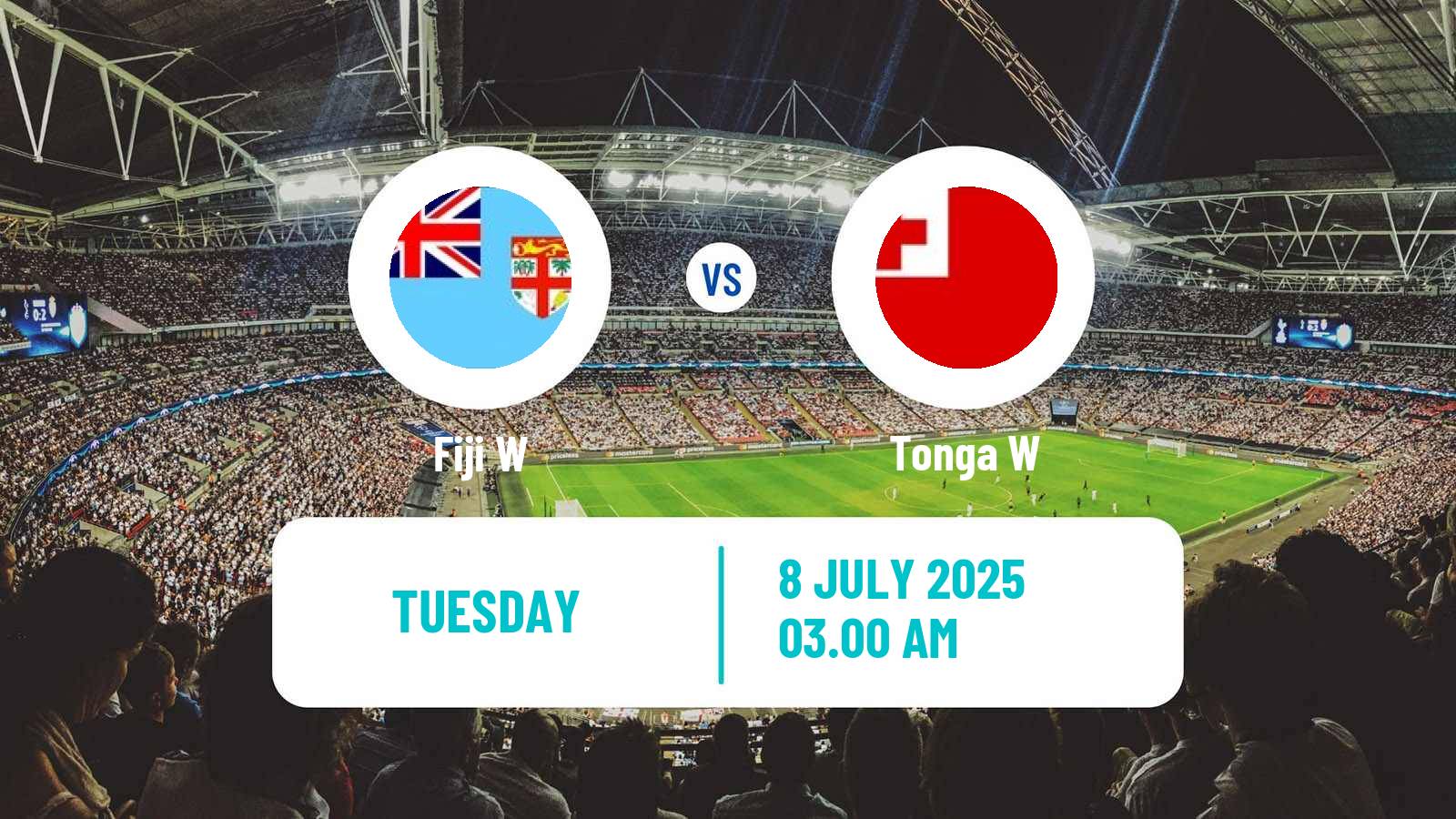 Soccer OFC Nations Cup Women Fiji W - Tonga W