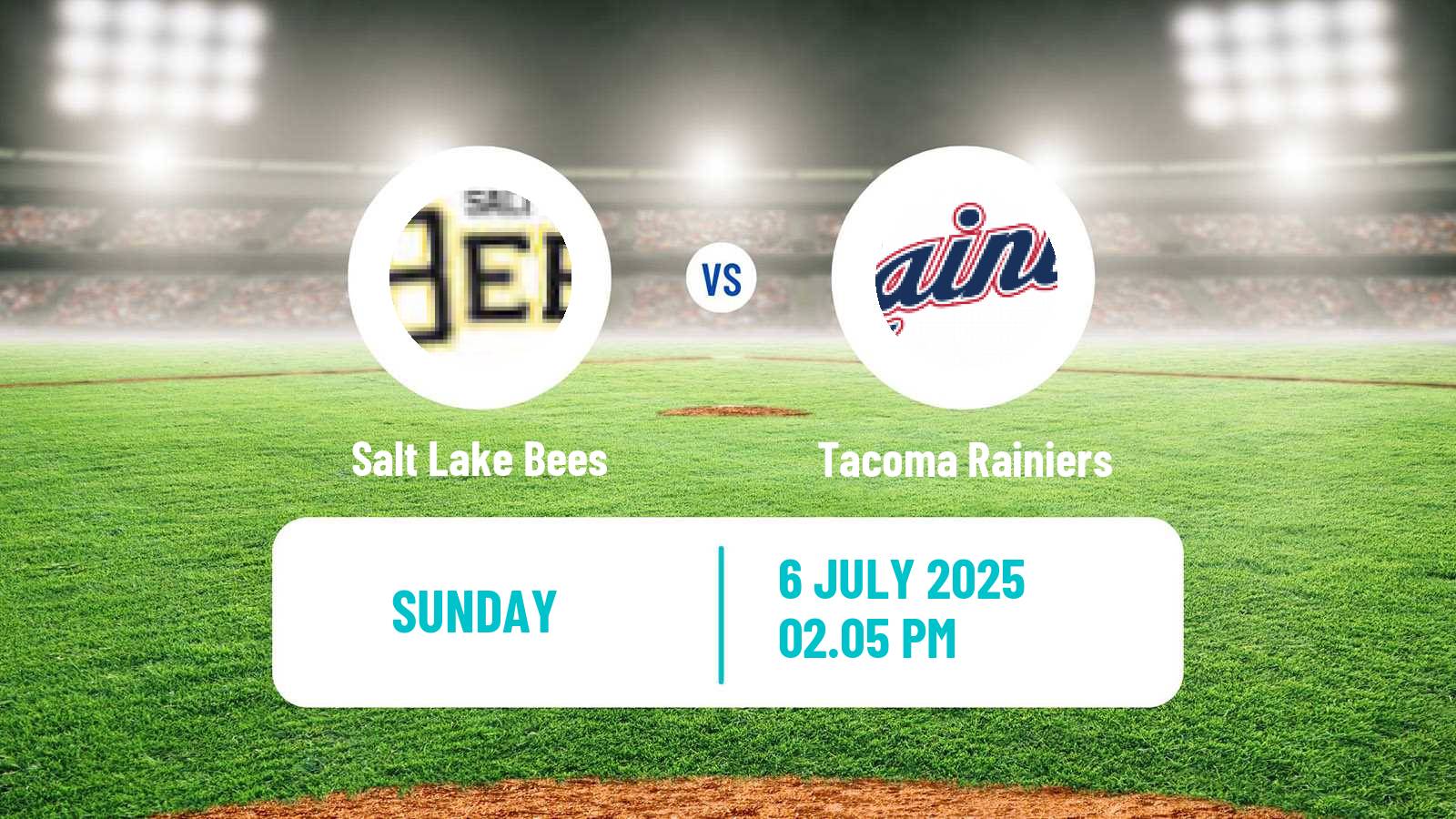 Baseball PCL Salt Lake Bees - Tacoma Rainiers