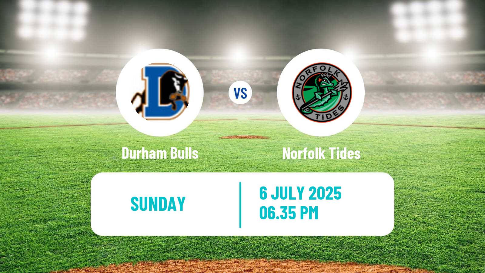 Baseball IL Durham Bulls - Norfolk Tides