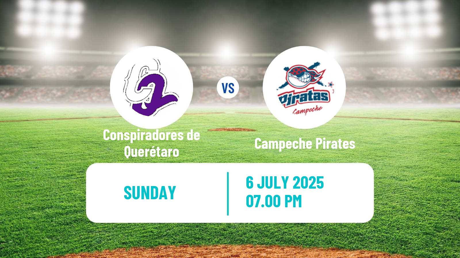 Baseball LMB Conspiradores de Querétaro - Campeche Pirates
