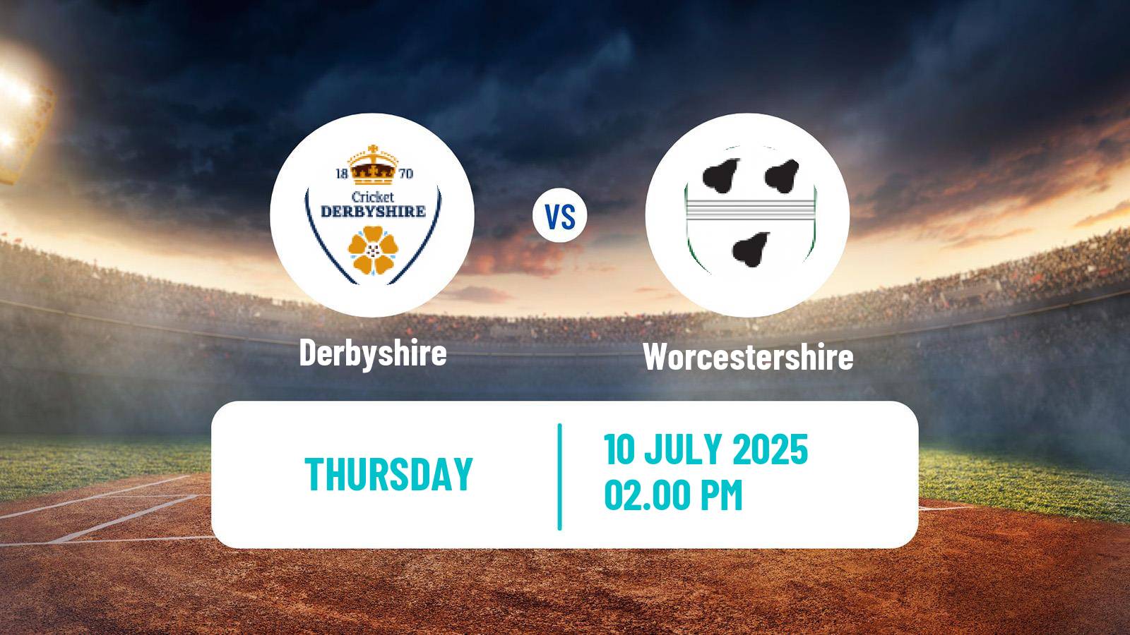 Cricket Vitality Blast Derbyshire - Worcestershire