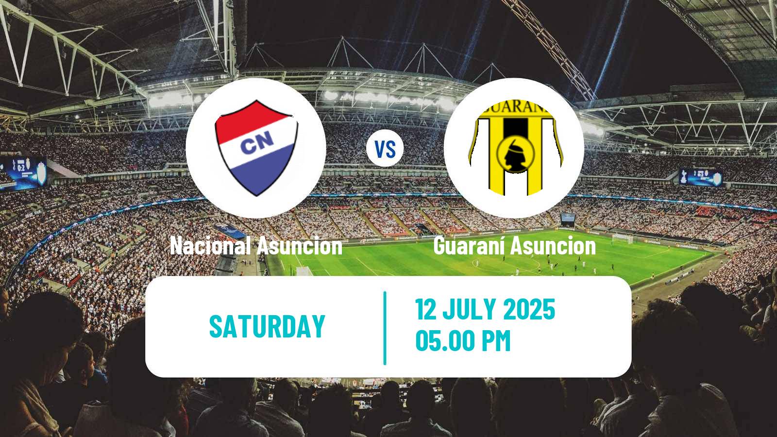 Football Paraguayan Primera Division Nacional Asuncion - Guaraní Asuncion
