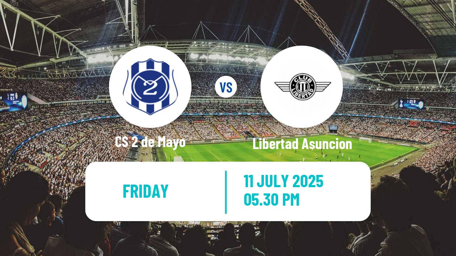 Football Paraguayan Primera Division 2 de Mayo - Libertad Asuncion