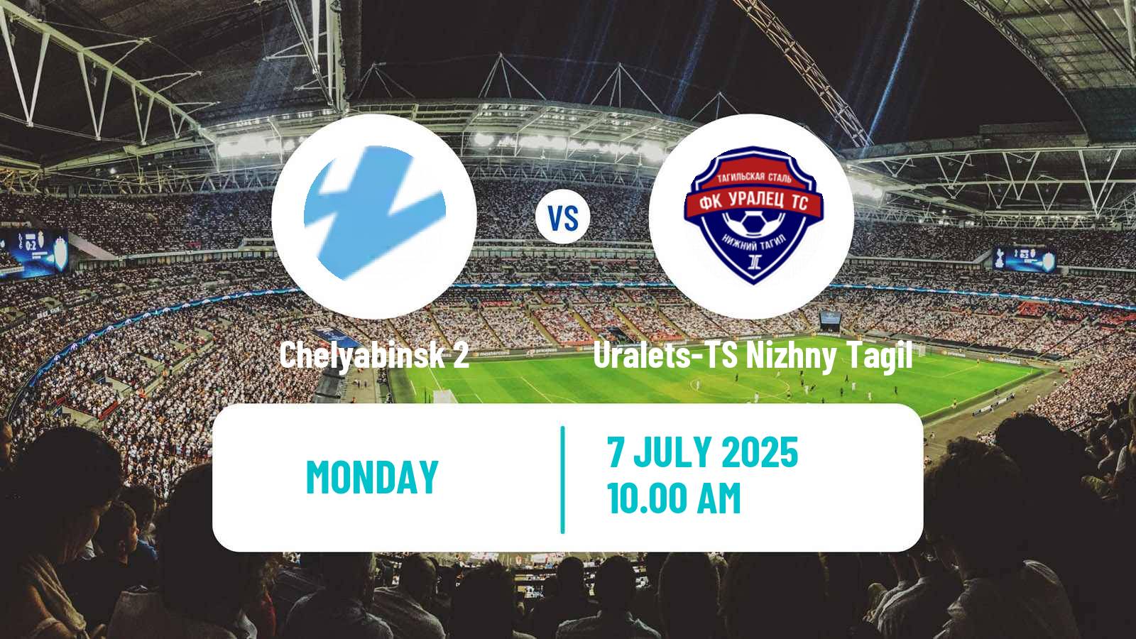 Football  FNL 2 Division B Group 4 Chelyabinsk 2 - Uralets-TS Nizhny Tagil
