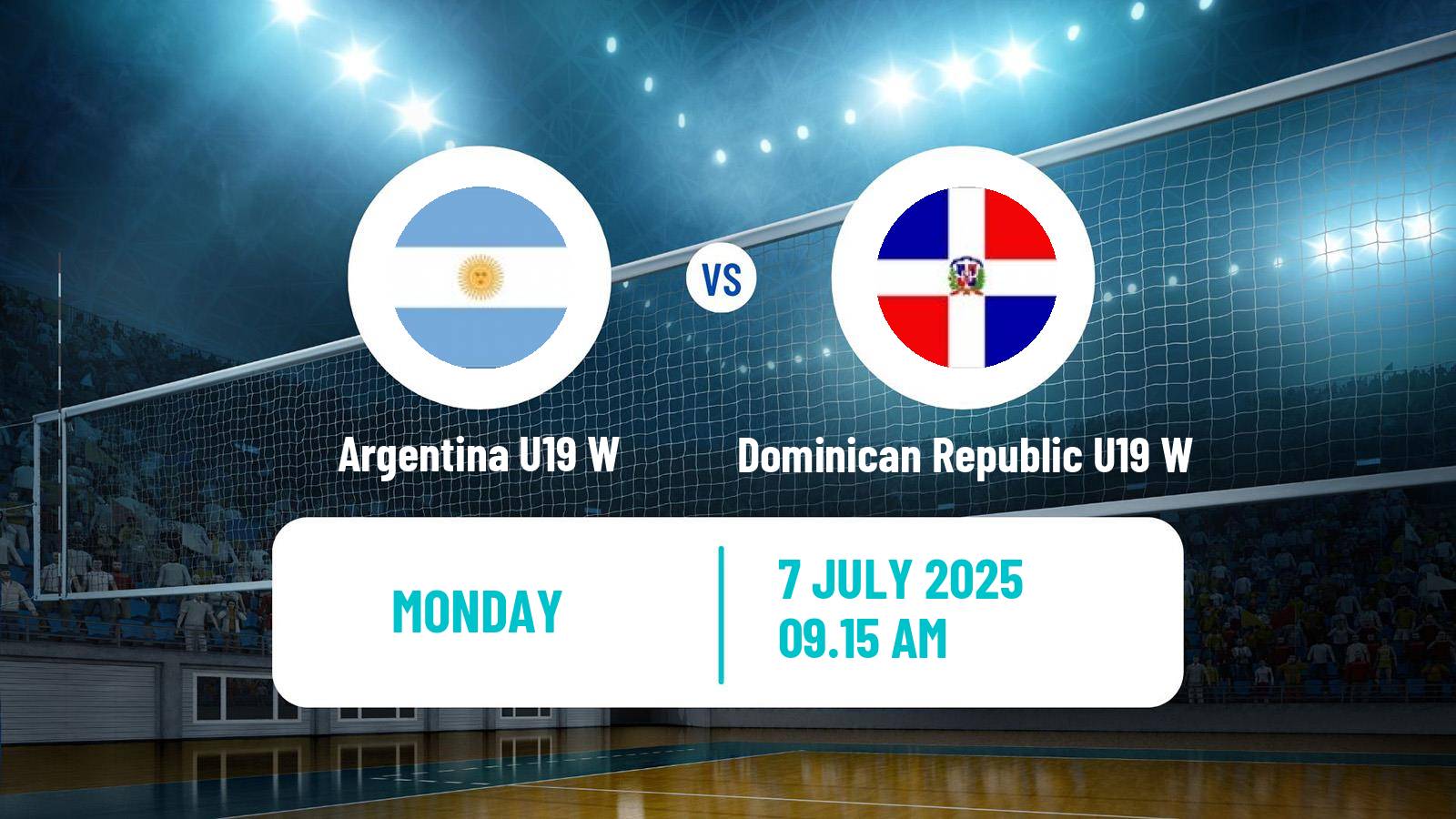 Volleyball World Championship U19 Volleyball Women Argentina U19 W - Dominican Republic U19 W