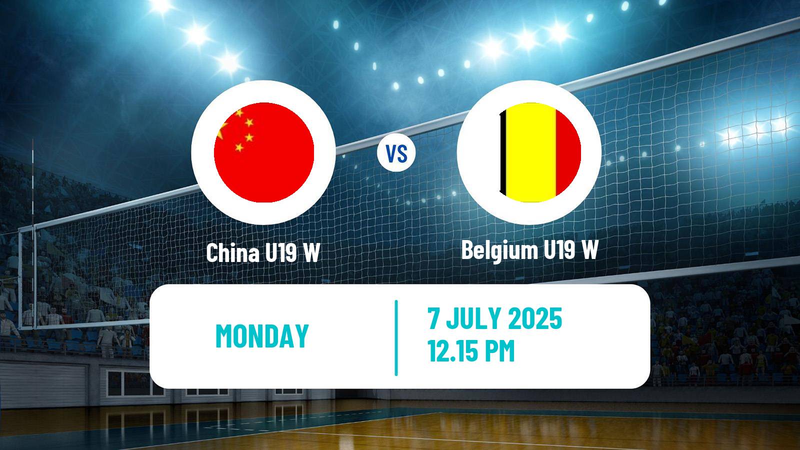 Volleyball World Championship U19 Volleyball Women China U19 W - Belgium U19 W
