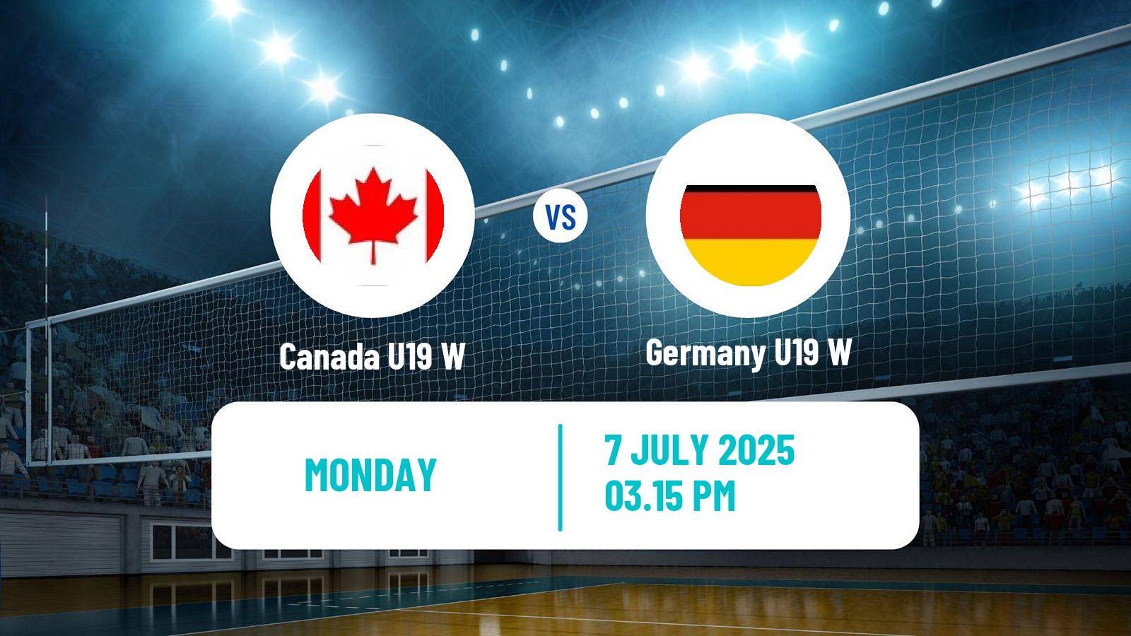 Volleyball World Championship U19 Volleyball Women Canada U19 W - Germany U19 W