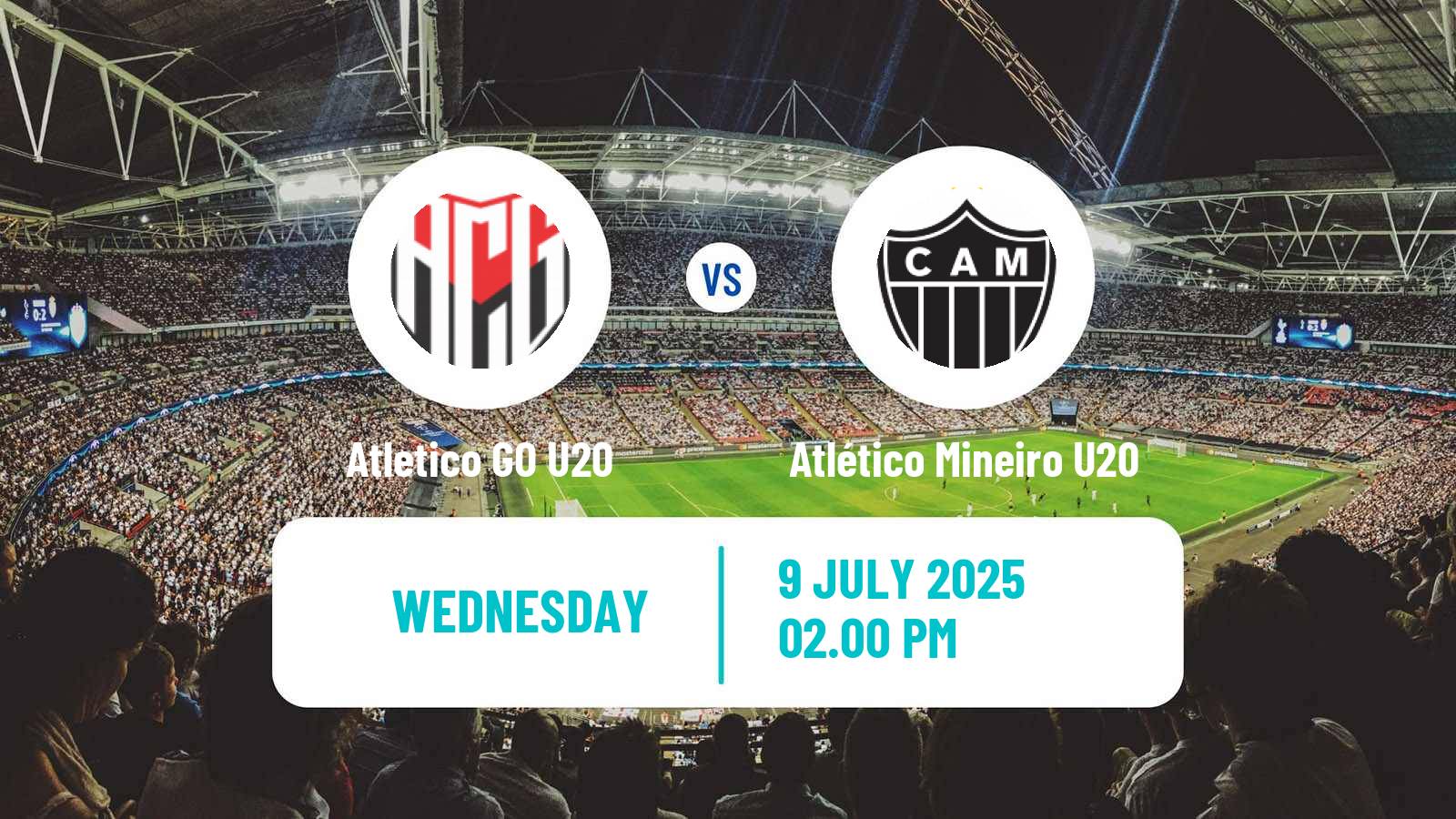Soccer Brasileiro U20 Atletico GO U20 - Atlético Mineiro U20