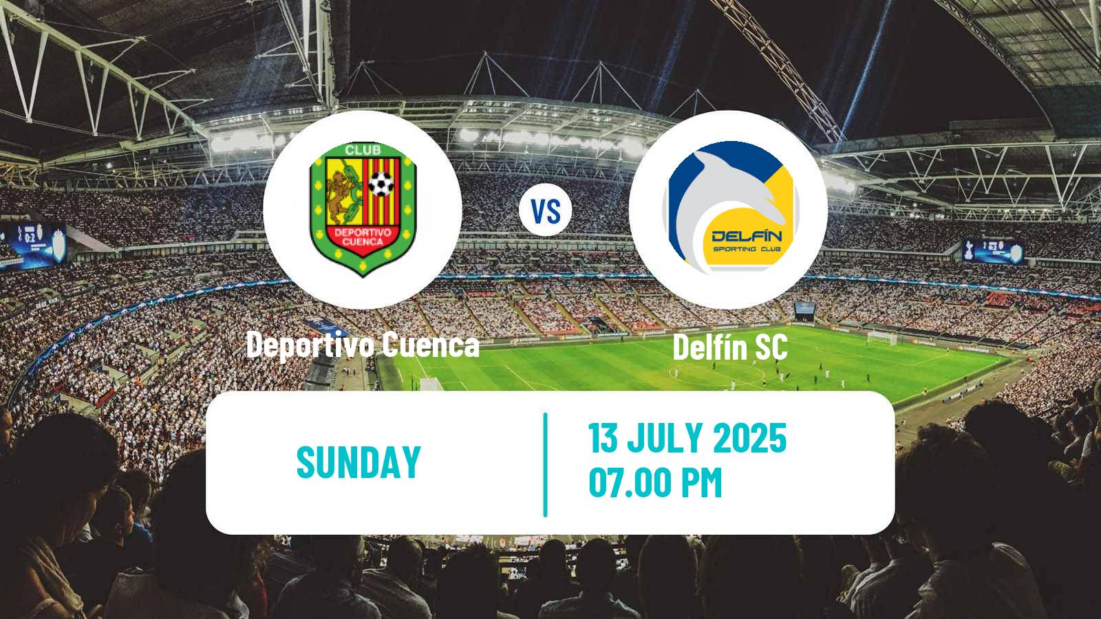 Soccer Ecuadorian Liga Pro Deportivo Cuenca - Delfín