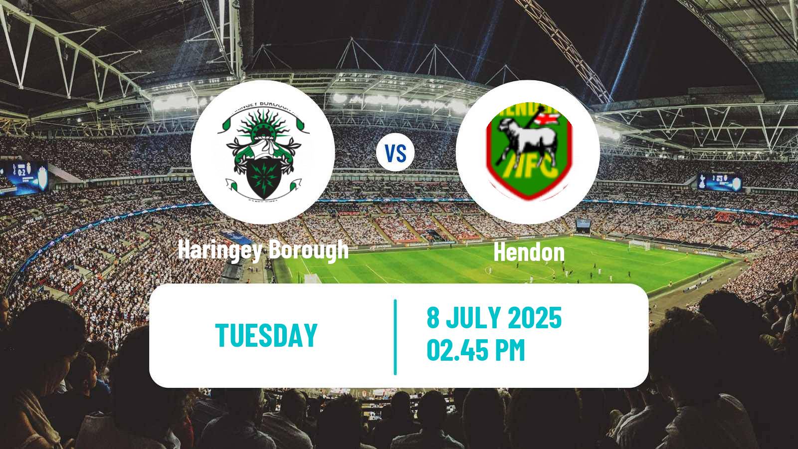 Football Club Friendly Haringey Borough - Hendon