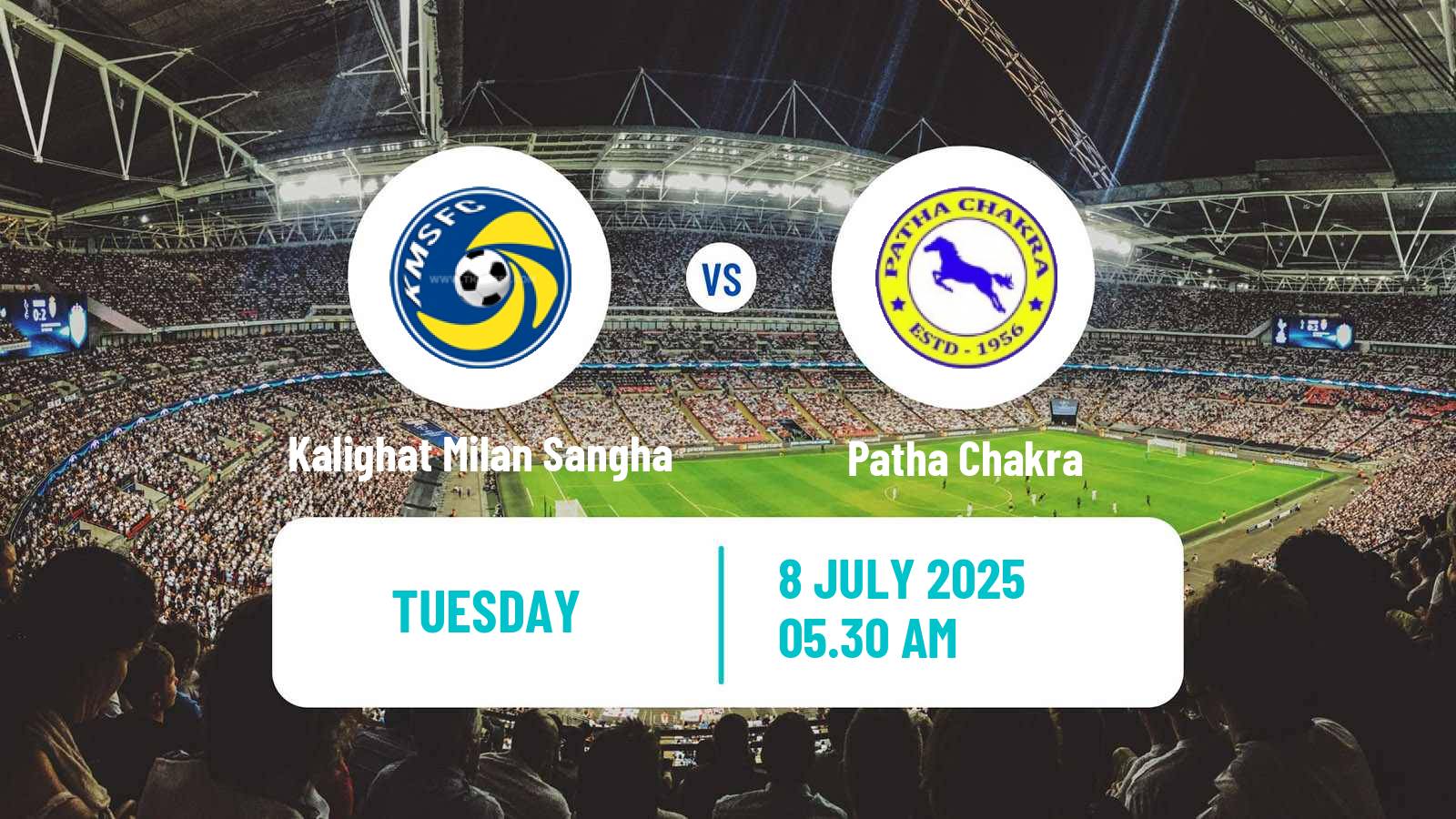 Football Calcutta Premier Division Kalighat Milan Sangha - Patha Chakra