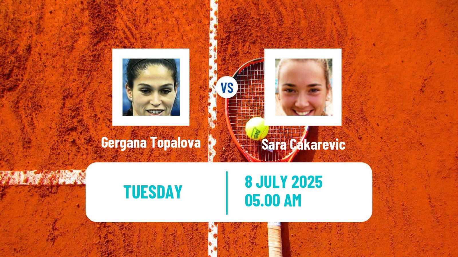 Tennis ITF W35 Buzau Women Gergana Topalova - Sara Cakarevic