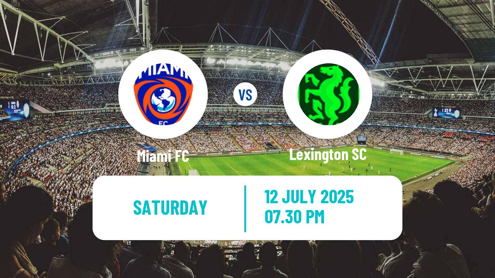 Soccer USL Championship Miami - Lexington