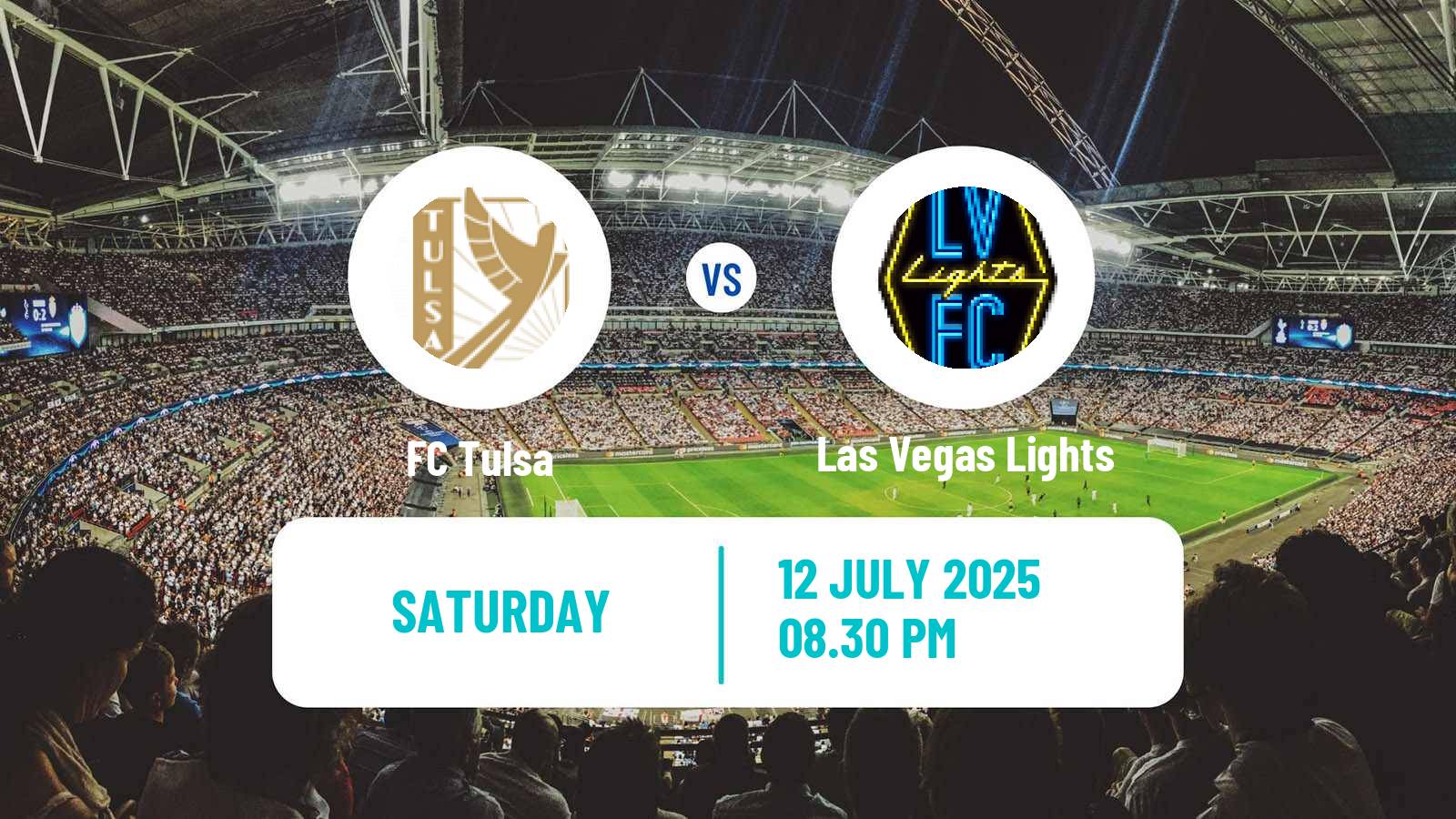 Football USL Championship Tulsa - Las Vegas Lights