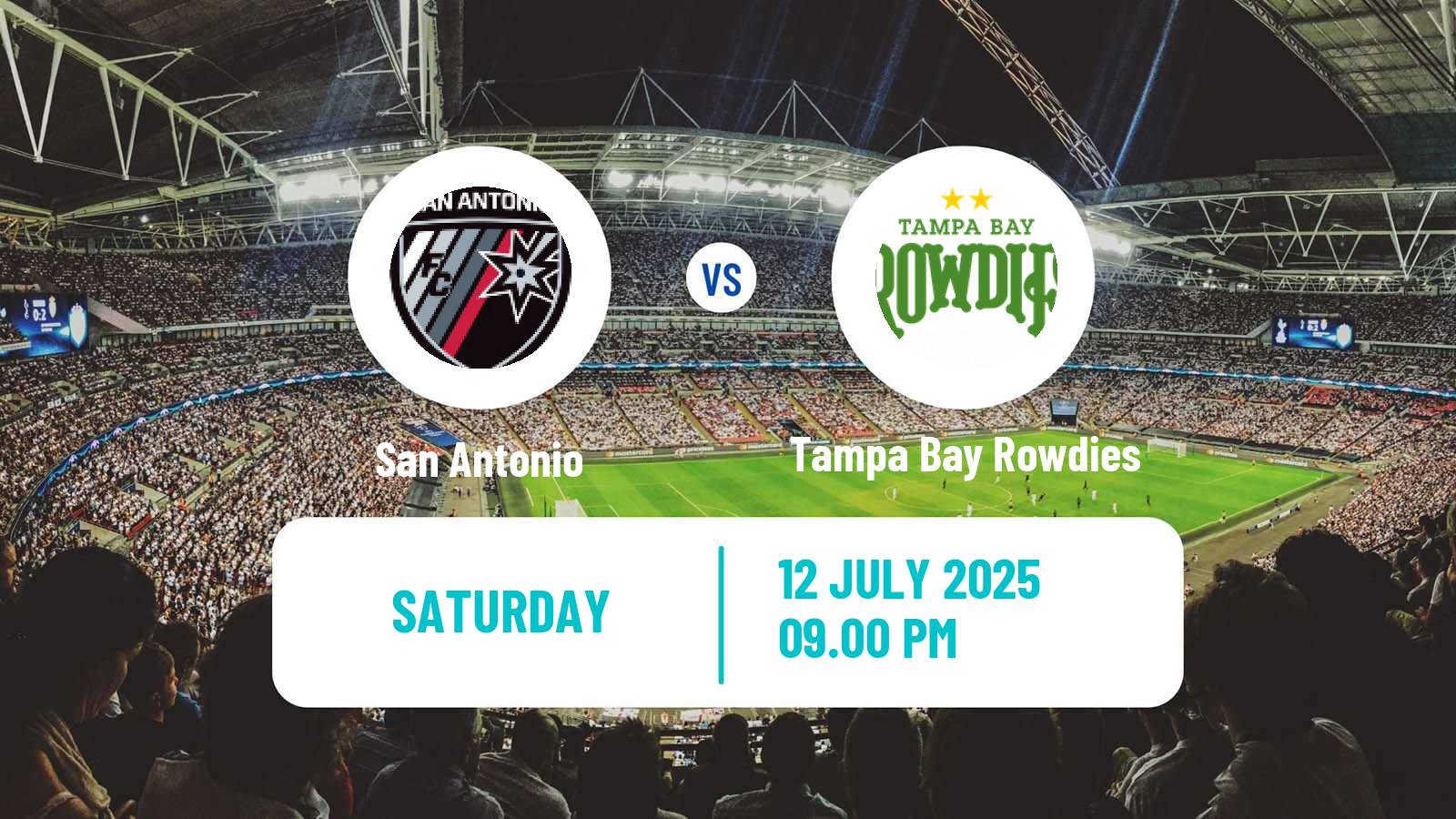Soccer USL Championship San Antonio - Tampa Bay Rowdies