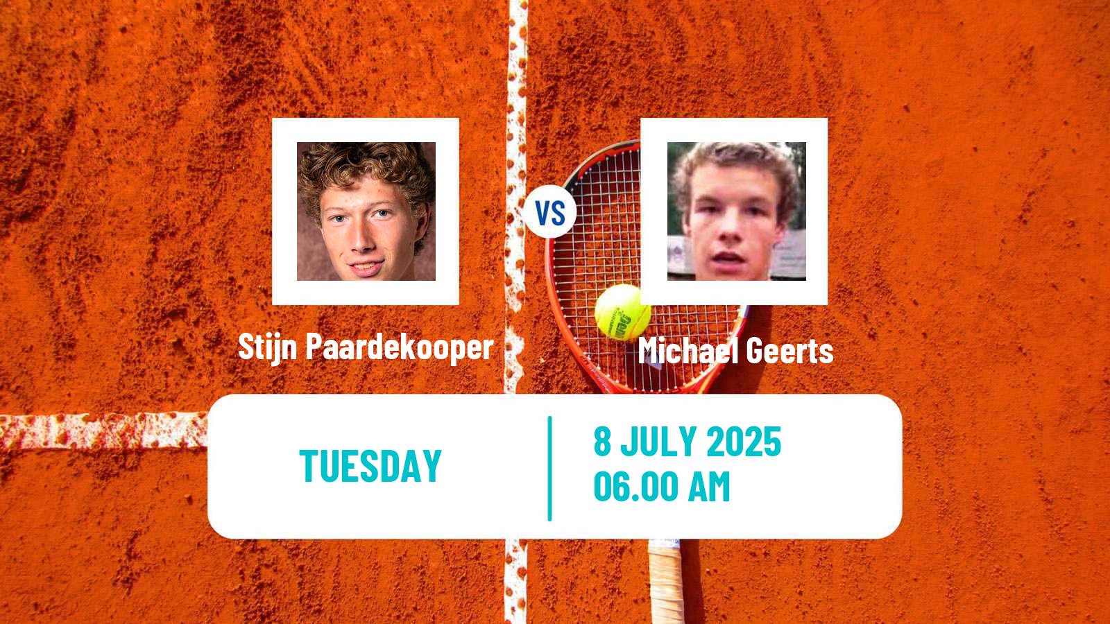 Tennis ITF M25 The Hague Men Stijn Paardekooper - Michael Geerts