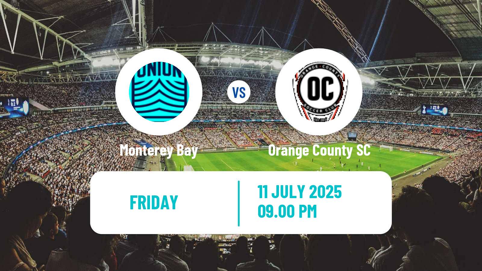Soccer USL Championship Monterey Bay - Orange County SC