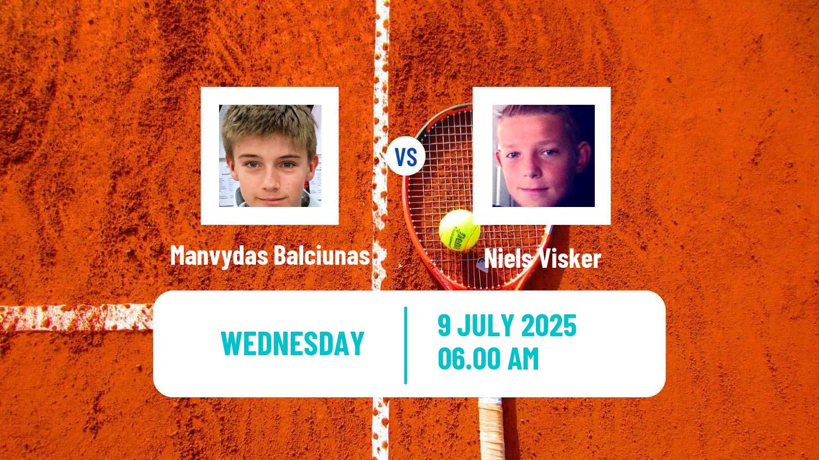 Tennis ITF M25 The Hague Men Manvydas Balciunas - Niels Visker