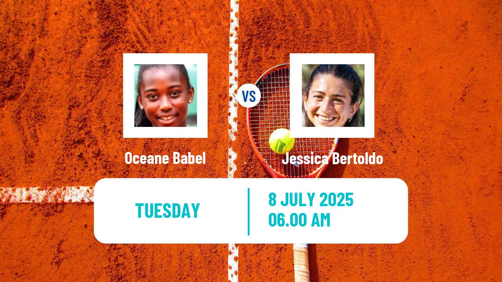 Tennis ITF W15 Casablanca Women Oceane Babel - Jessica Bertoldo