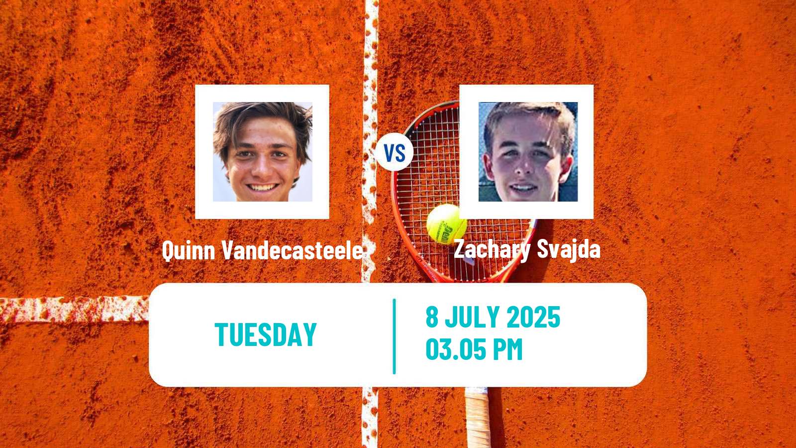 Tennis Newport Challenger Men Quinn Vandecasteele - Zachary Svajda