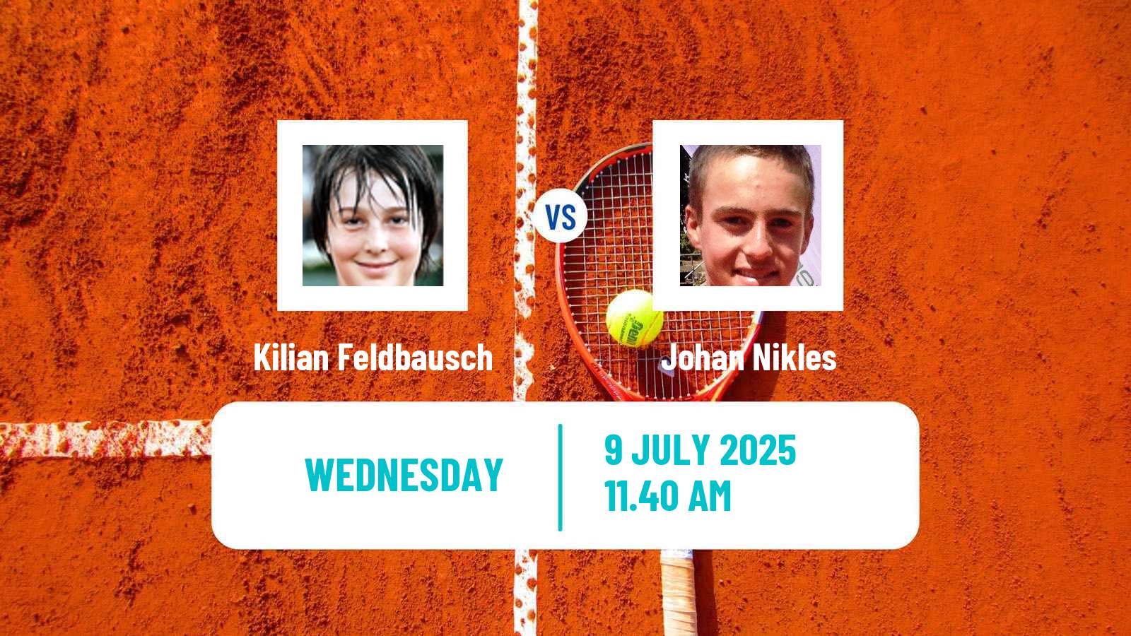 Tennis ITF M25 H Bastia Lucciana Men Kilian Feldbausch - Johan Nikles