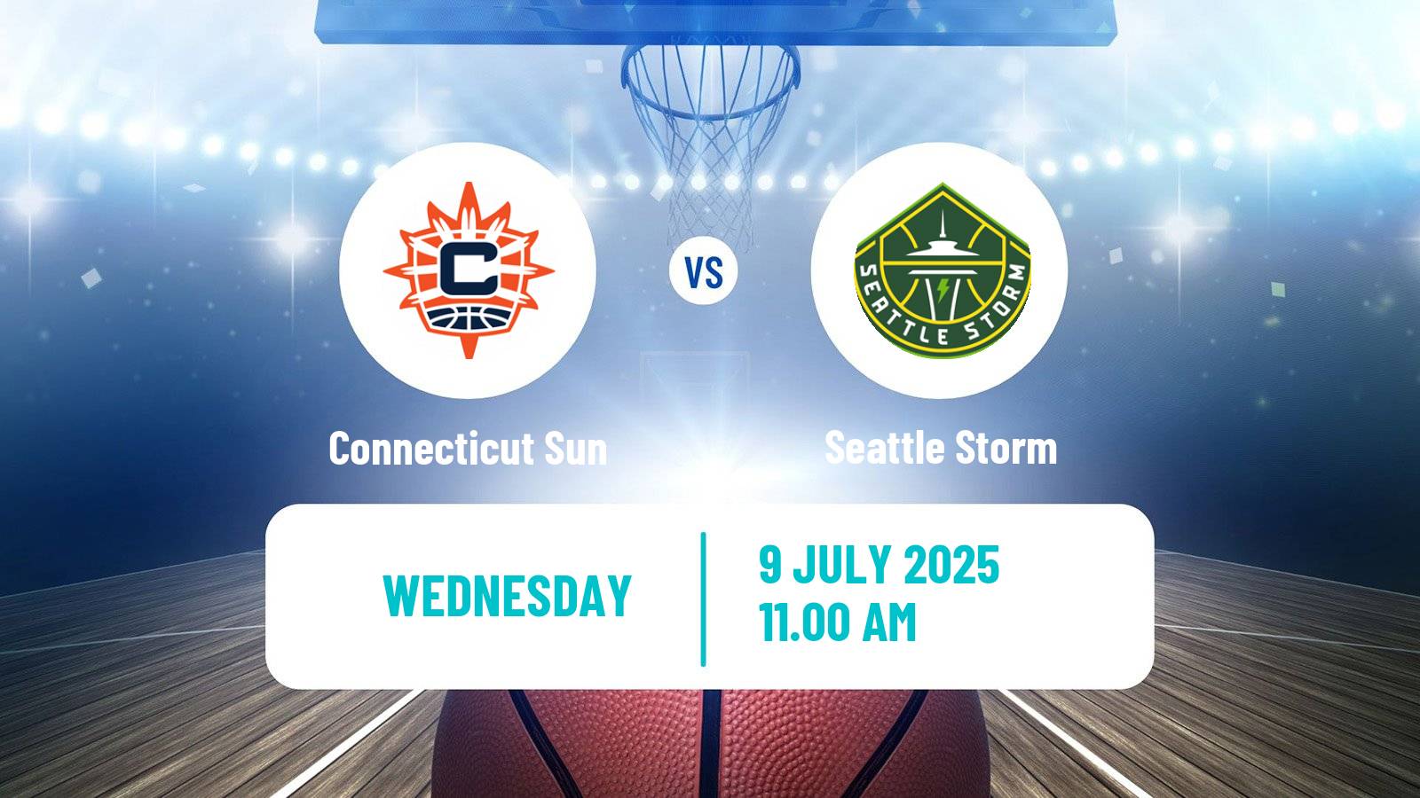 Basketball WNBA Connecticut Sun - Seattle Storm