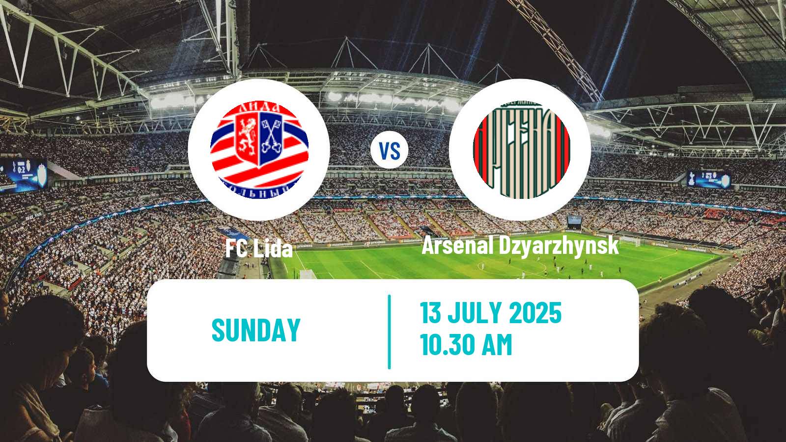 Soccer Belarusian Cup Lida - Arsenal Dzyarzhynsk