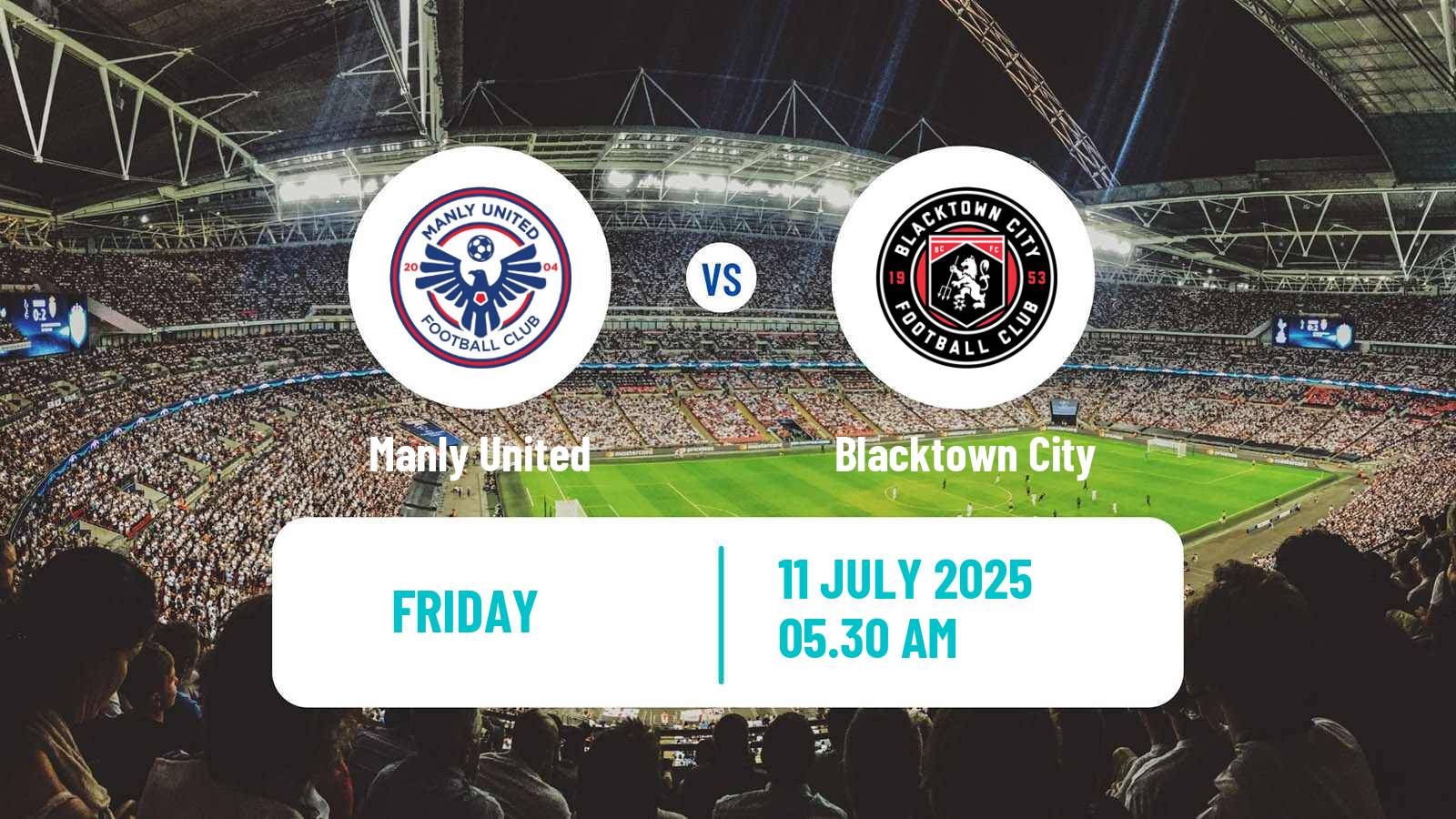 Soccer Australian NPL NSW Manly United - Blacktown City