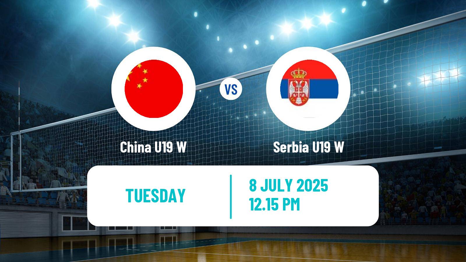 Volleyball World Championship U19 Volleyball Women China U19 W - Serbia U19 W