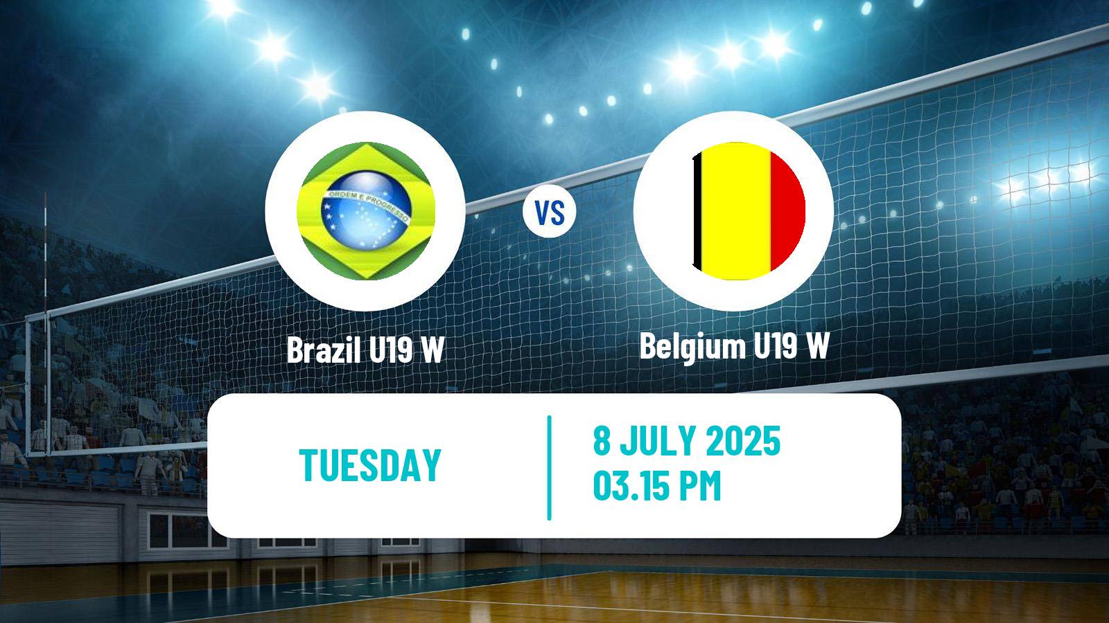 Volleyball World Championship U19 Volleyball Women Brazil U19 W - Belgium U19 W