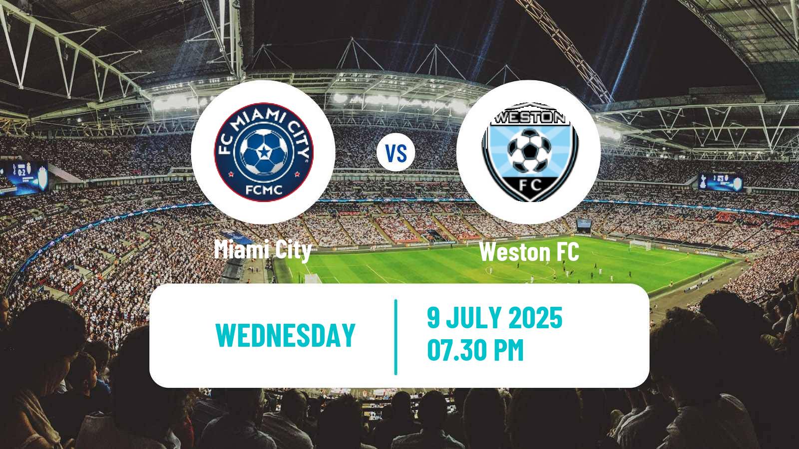 Soccer USL League Two Miami City - Weston