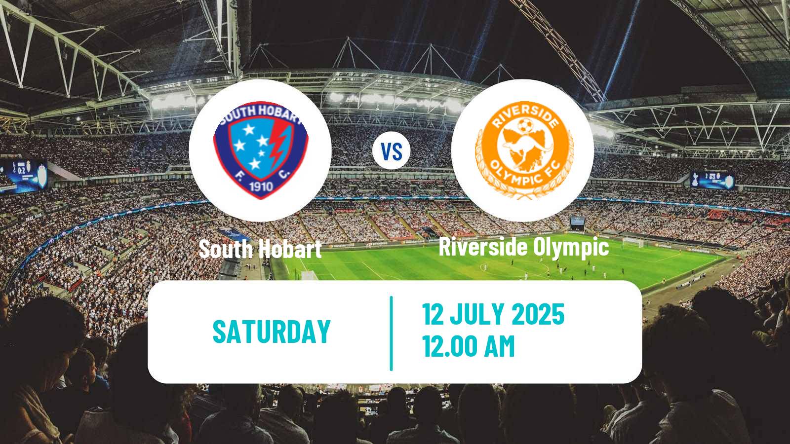 Football Australian NPL Tasmania South Hobart - Riverside Olympic