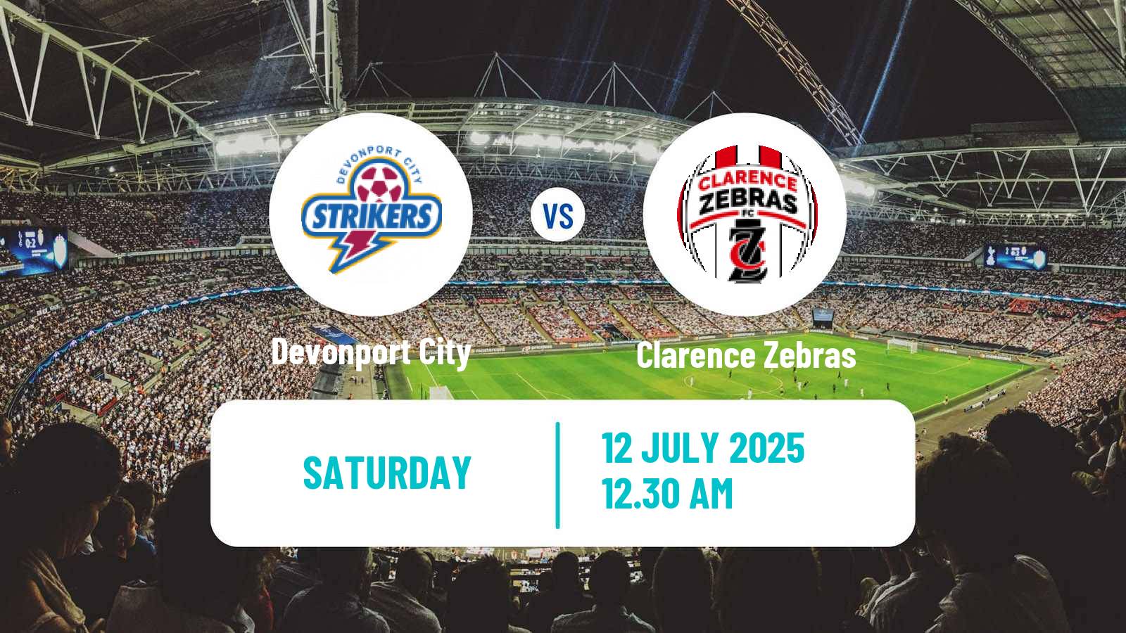 Football Australian NPL Tasmania Devonport City - Clarence Zebras