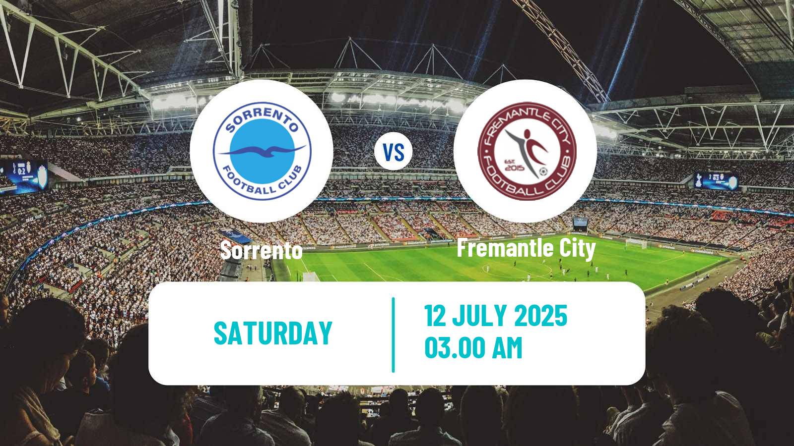 Soccer Australian NPL Western Australia Sorrento - Fremantle City