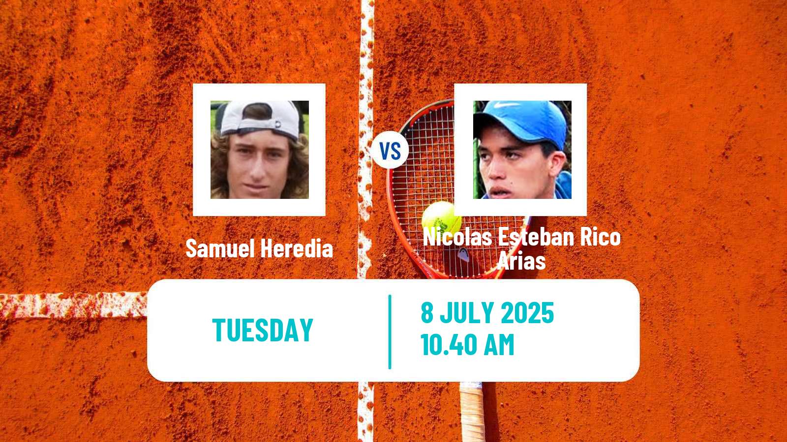 Tennis ITF M25 Villavicencio Men Samuel Heredia - Nicolas Esteban Rico Arias