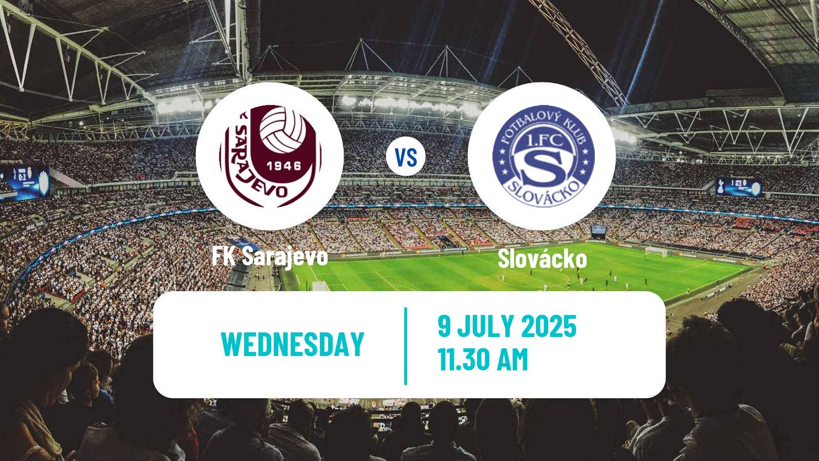 Football Club Friendly Sarajevo - Slovácko