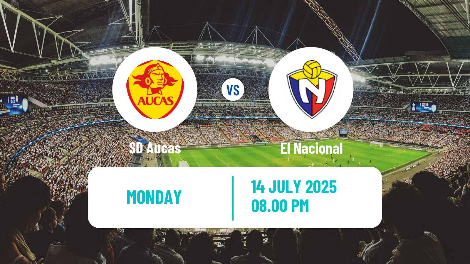 Soccer Ecuadorian Liga Pro SD Aucas - El Nacional
