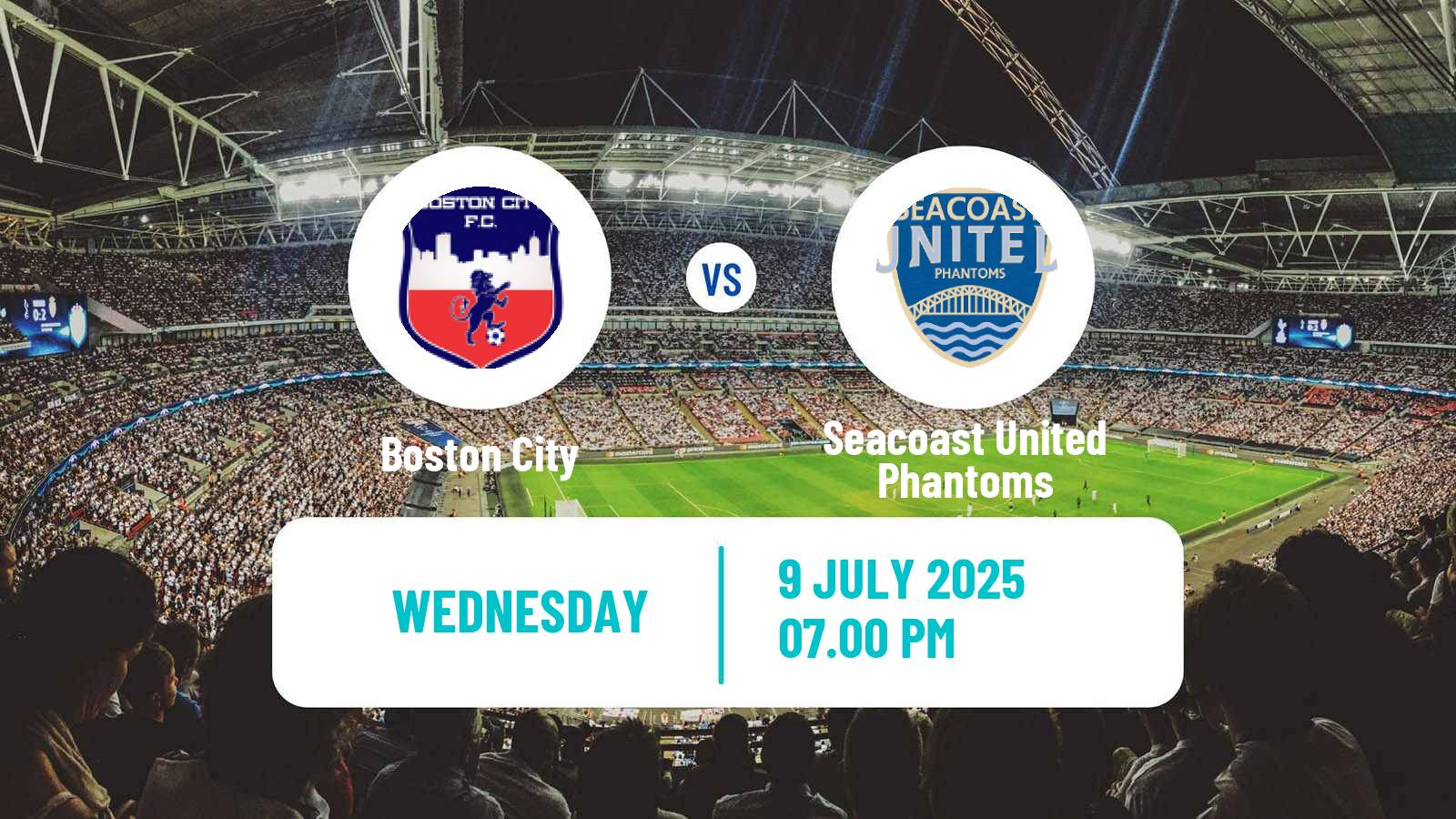 Soccer USL League Two Boston City - Seacoast United Phantoms