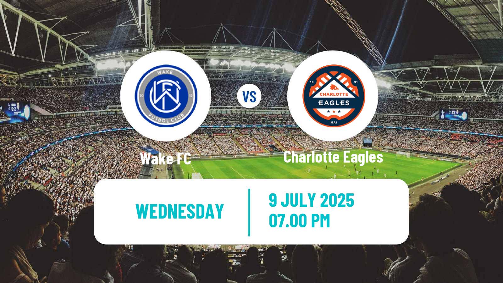 Soccer USL League Two Wake FC - Charlotte Eagles