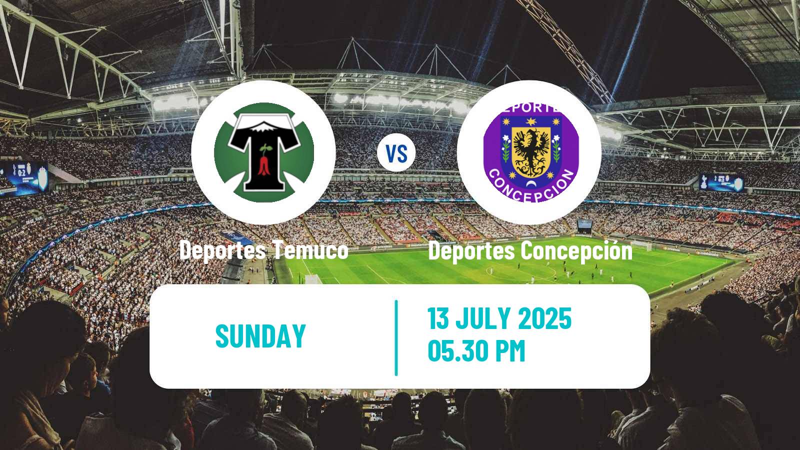 Football Chilean Primera B Deportes Temuco - Deportes Concepción
