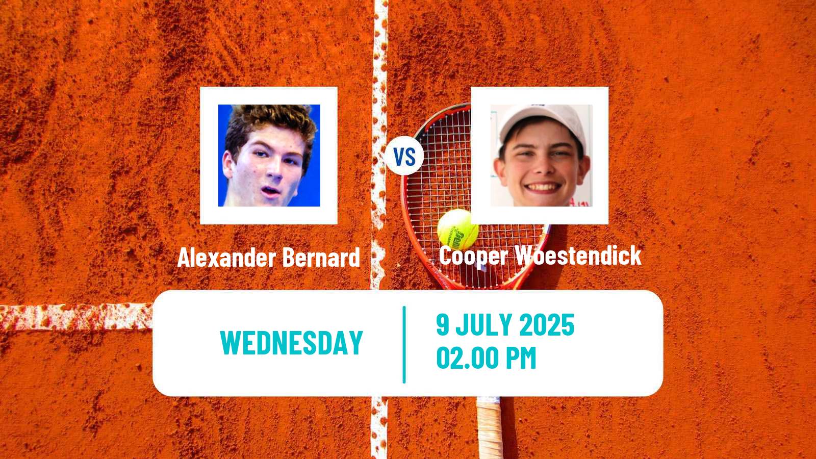 Tennis ITF M25 Dallas Tx Men Alexander Bernard - Cooper Woestendick