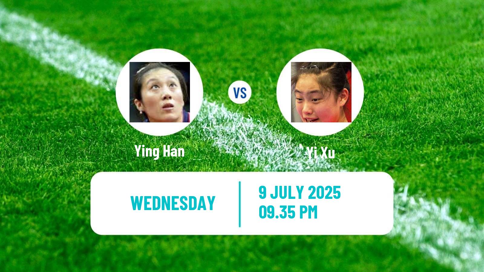 Table tennis United States Smash Women Ying Han - Yi Xu